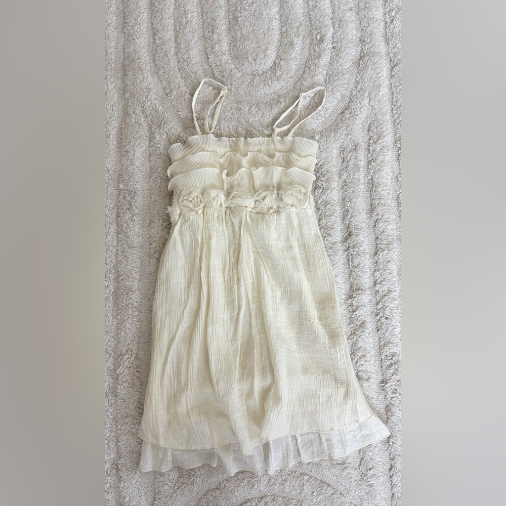 Elegant Cream Kids Dress